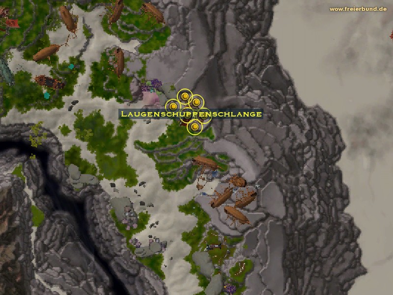Laugenschuppenschlange (Brinescale Serpent) Monster WoW World of Warcraft 