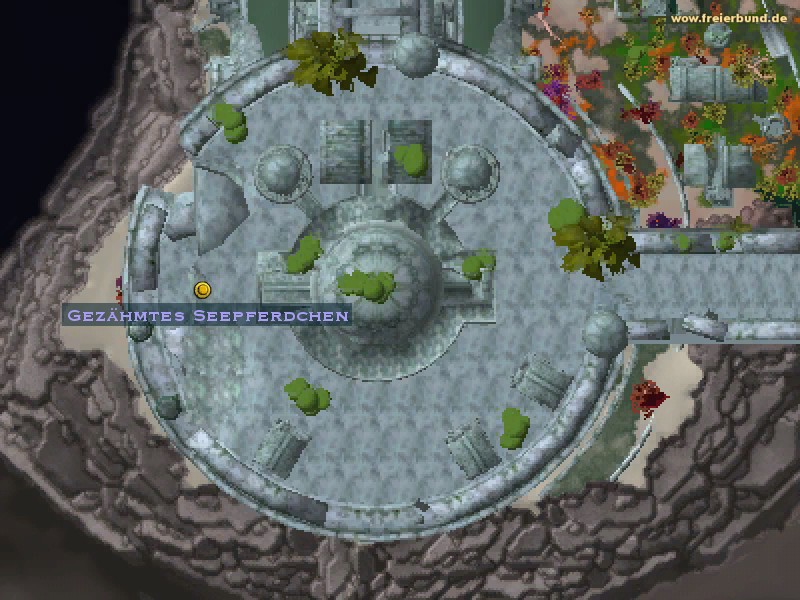 Gezähmtes Seepferdchen (Tamed Seahorse) Quest NSC WoW World of Warcraft 