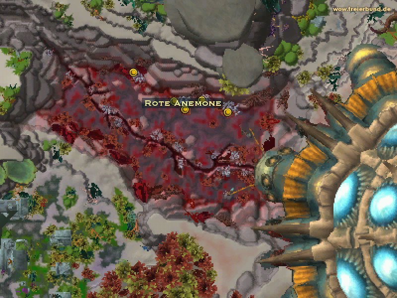 Rote Anemone (Red Anemone) Quest-Gegenstand WoW World of Warcraft 