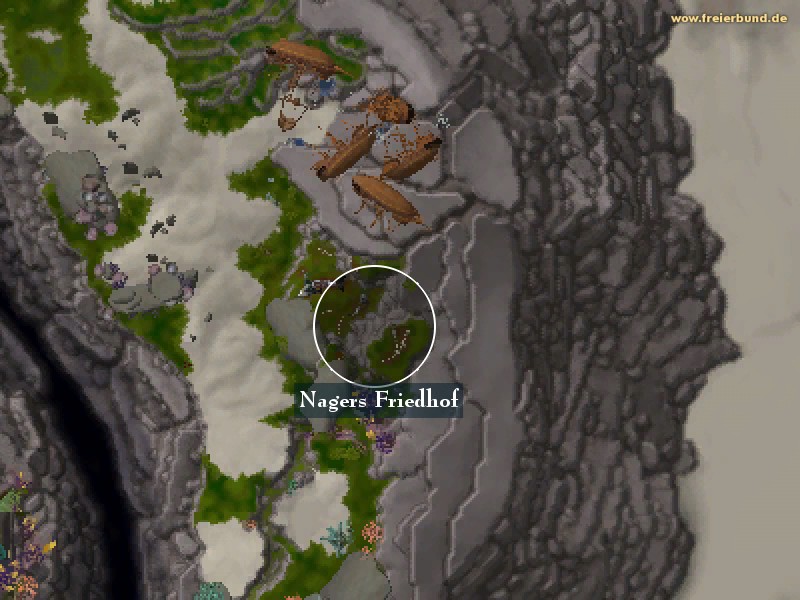 Nagers Friedhof (Gnaws' Boneyard) Landmark WoW World of Warcraft 