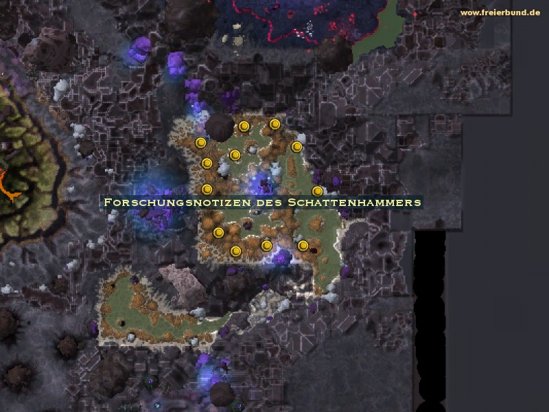 Forschungsnotizen des Schattenhammers (Twilight Research Notes) Quest-Gegenstand WoW World of Warcraft 