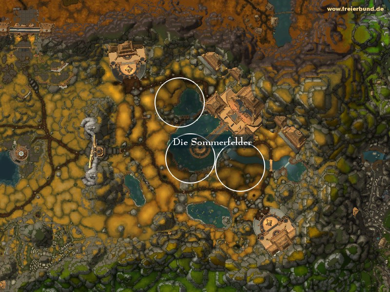 Die Sommerfelder (Summer Fields) Landmark WoW World of Warcraft 