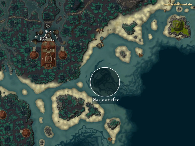 Sarjuntiefen (Sarjun Depths) Landmark WoW World of Warcraft 