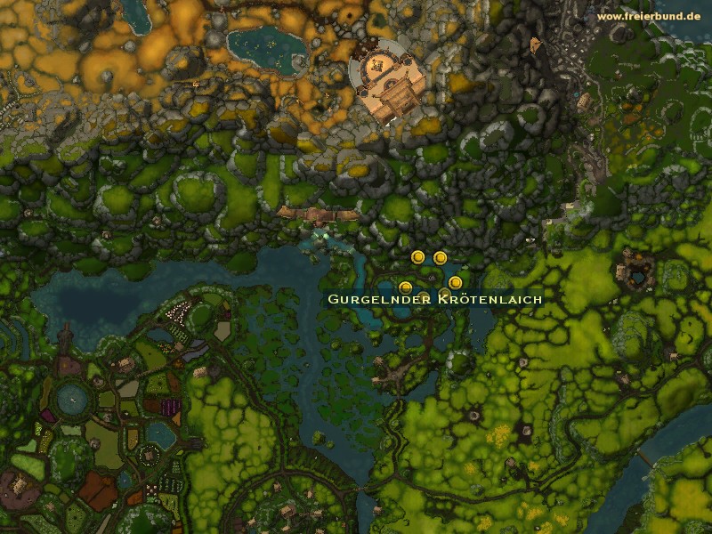 Gurgelnder Krötenlaich (Gurgling Toadspawn) Quest-Gegenstand WoW World of Warcraft 