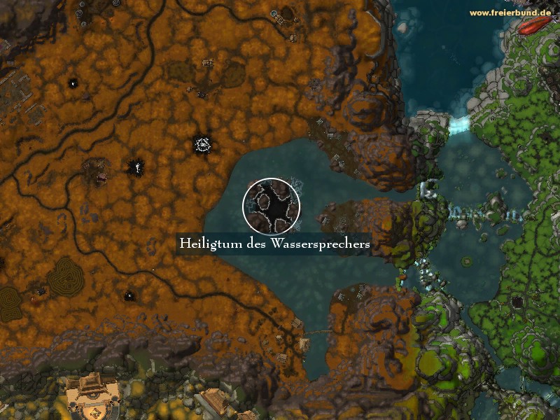 Heiligtum des Wassersprechers (Waterspeaker's Sanctuary) Landmark WoW World of Warcraft 