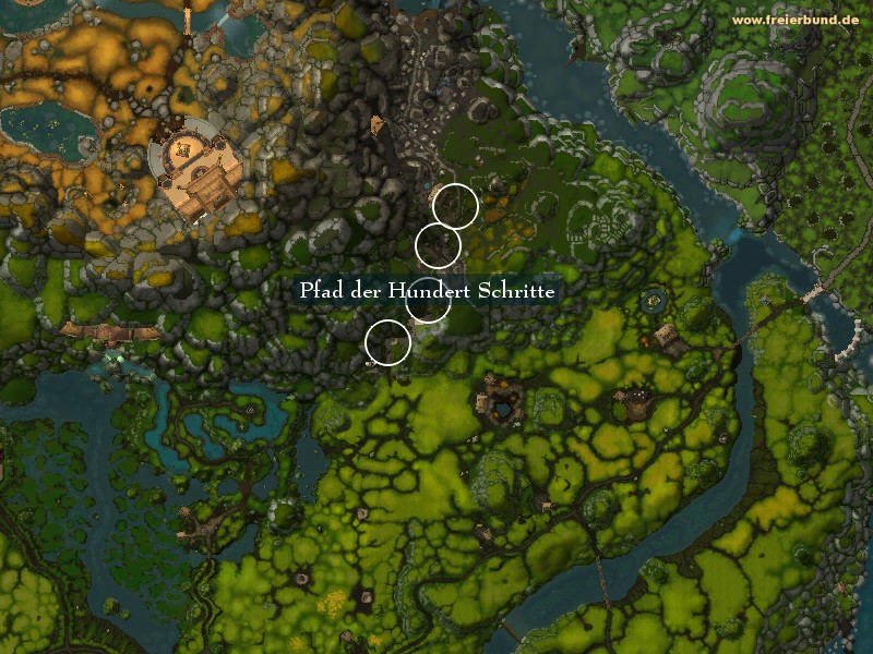 Pfad der Hundert Schritte (Path of a Hundred Steps) Landmark WoW World of Warcraft 