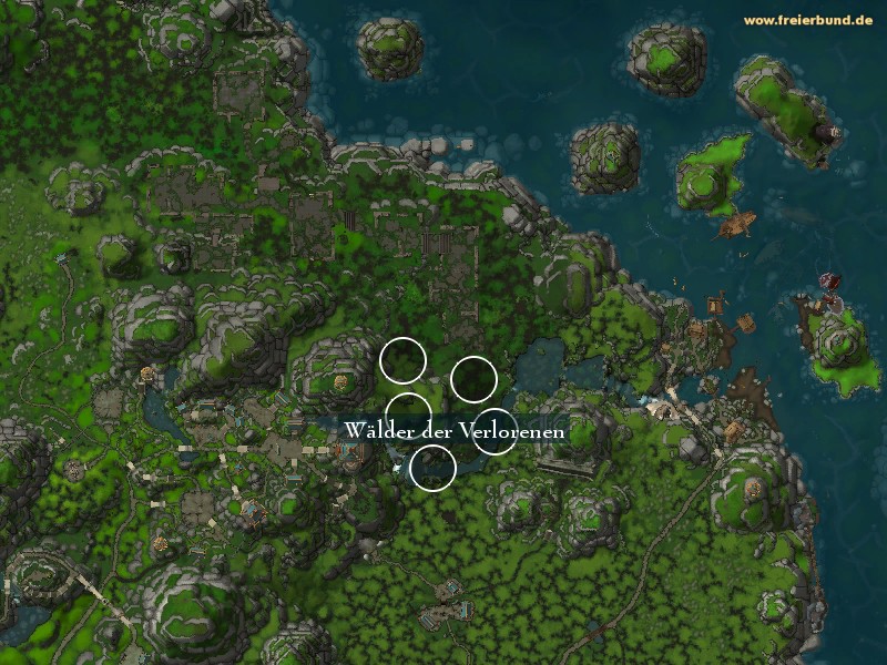 Wälder der Verlorenen (Woods of the Lost) Landmark WoW World of Warcraft 
