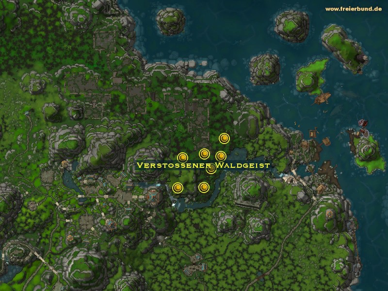 Verstoßener Waldgeist (Outcast Sprite) Monster WoW World of Warcraft 