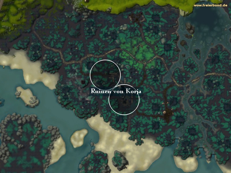 Ruinen von Korja (Ruins of Korja) Landmark WoW World of Warcraft 