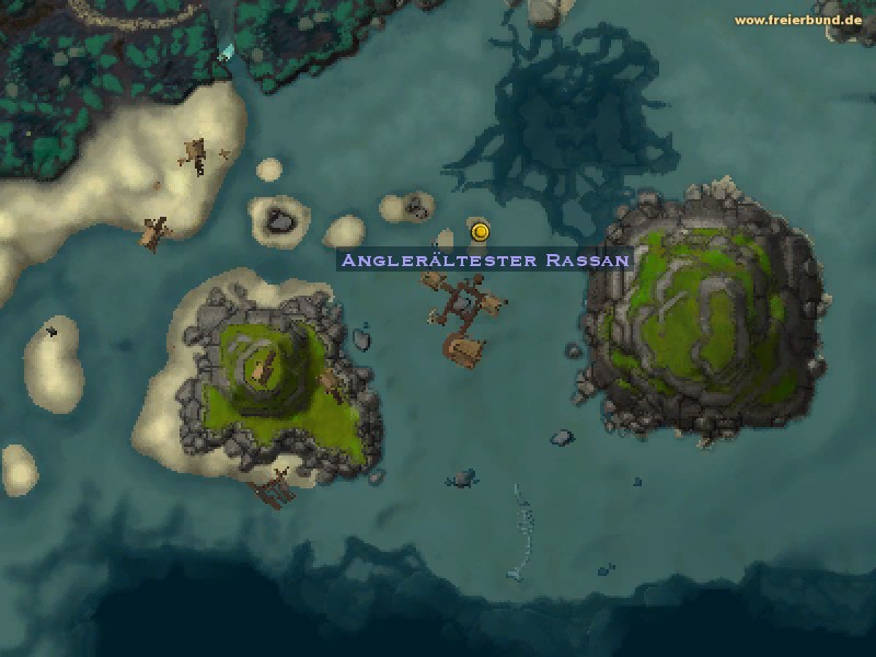 Anglerältester Rassan (Elder Fisherman Rassan) Quest NSC WoW World of Warcraft 