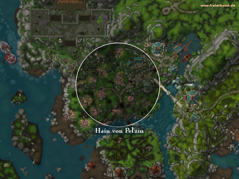 Hain von Pel'zin (Paw'don Glade) Landmark WoW World of Warcraft 