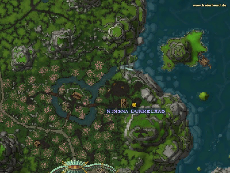 Ningna Dunkelrad (Ningna Darkwheel) Quest NSC WoW World of Warcraft 
