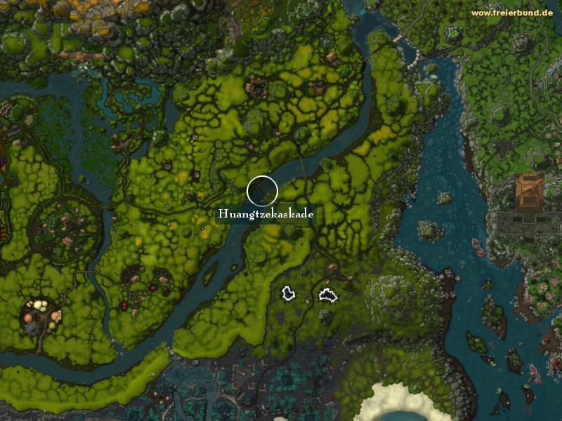 Huangtzekaskade (Huangtze Falls) Landmark WoW World of Warcraft 