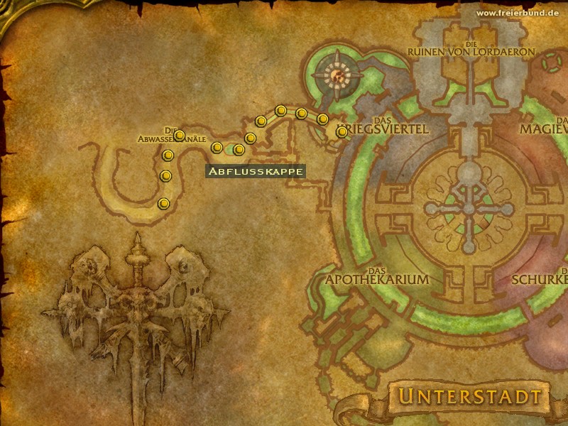 Abflusskappe (Sewer Cap) Quest-Gegenstand WoW World of Warcraft 