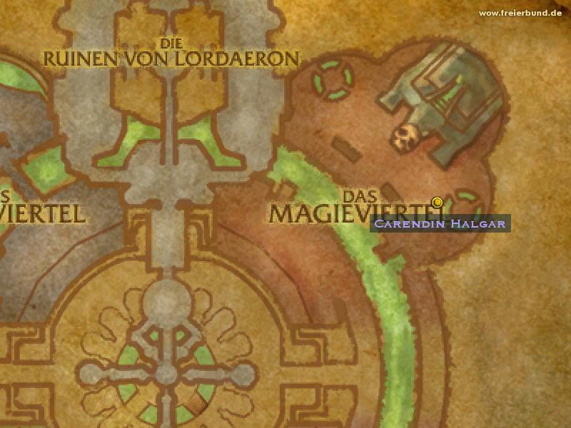 Carendin Halgar (Carendin Halgar) Quest NSC WoW World of Warcraft 