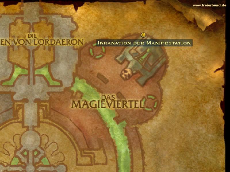 Inkanation der Manifestation (Cantation of Manifestation) Quest-Gegenstand WoW World of Warcraft 