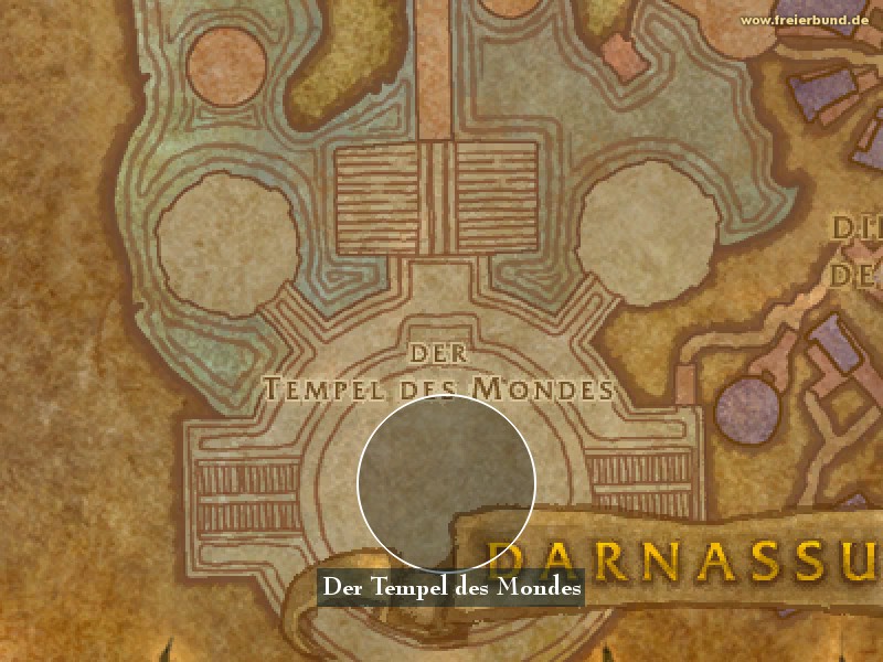 Der Tempel des Mondes (The Temple of the Moon) Landmark WoW World of Warcraft 