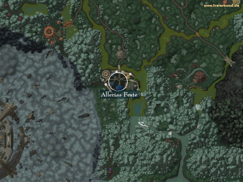 Allerias Feste (Allerian Stronghold) Landmark WoW World of Warcraft 
