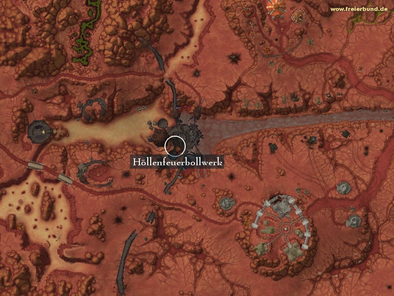 Höllenfeuerbollwerk (Hellfire Rampart) Landmark WoW World of Warcraft 