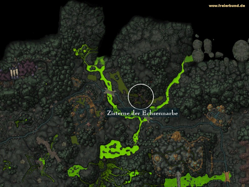 Zisterne der Echsennarbe (Coilskar Cistern) Landmark WoW World of Warcraft 