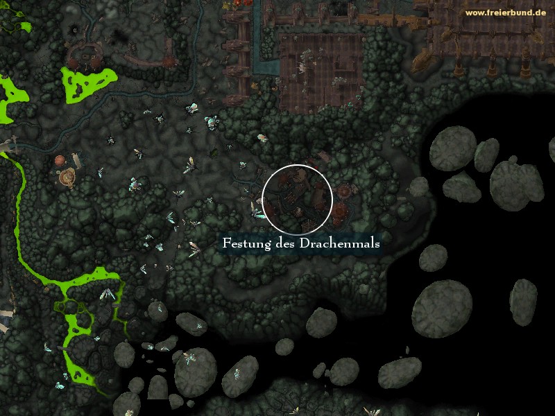 Festung des Drachenmals (Dragonmaw Fortess) Landmark WoW World of Warcraft 