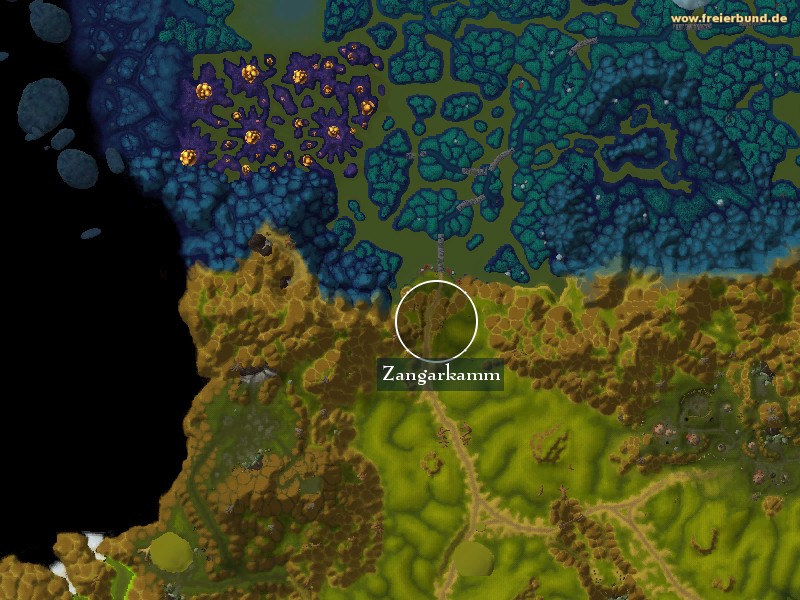 Zangarkamm (Zangar Ridge) Landmark WoW World of Warcraft 