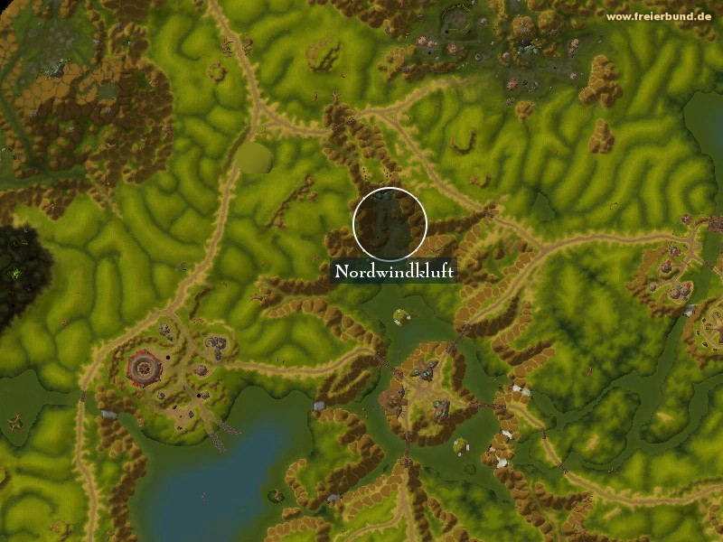 Nordwindkluft (Northwind Cleft) Landmark WoW World of Warcraft 