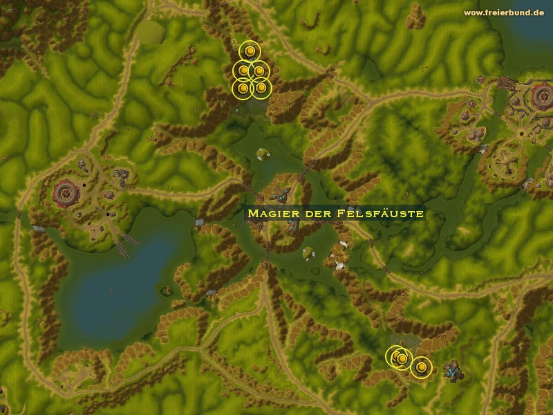 Magier der Felsfäuste (Boulderfist Mage) Monster WoW World of Warcraft 