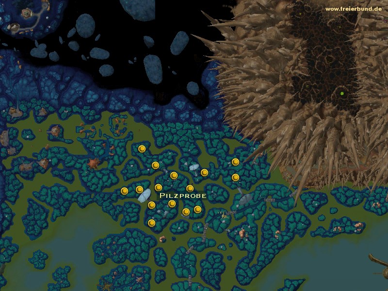 Pilzprobe (Mushroom Sample) Quest-Gegenstand WoW World of Warcraft 