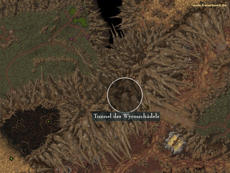 Tunnel des Wyrmschädels (Wyrmskull Tunnel) Landmark WoW World of Warcraft 