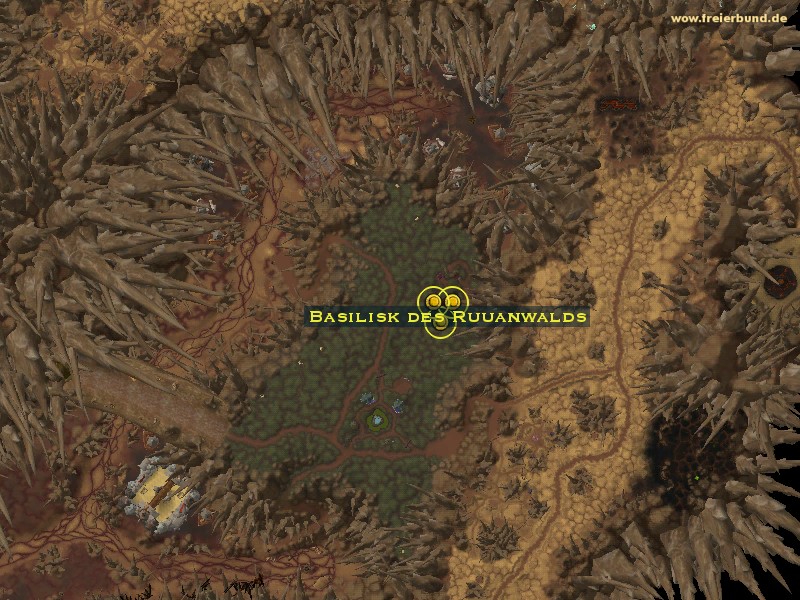 Basilisk des Ruuanwalds (Ruuan Weald Basilisk) Monster WoW World of Warcraft 