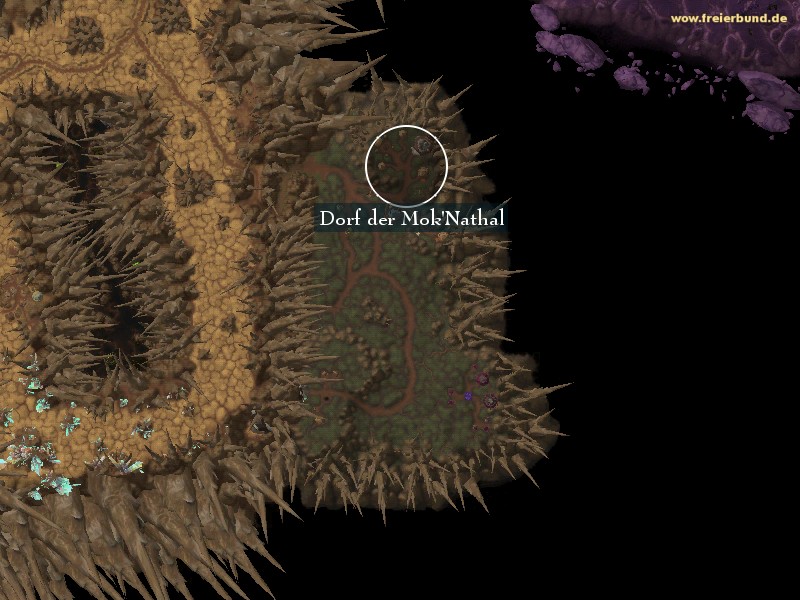 Dorf der Mok'Nathal (Mok'Nathal Village) Landmark WoW World of Warcraft 