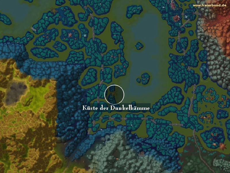 Küste der Dunkelkämme - Landmark - Map & Guide - Freier Bund - World of
