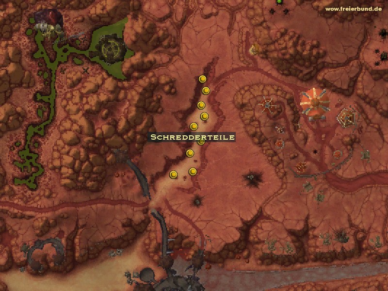 Schredderteile (Shredder Spare Parts) Quest-Gegenstand WoW World of Warcraft 