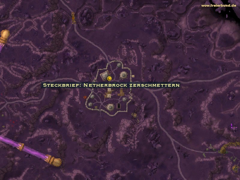 Steckbrief: Netherbrock zerschmettern (Wanted) Quest-Gegenstand WoW World of Warcraft 