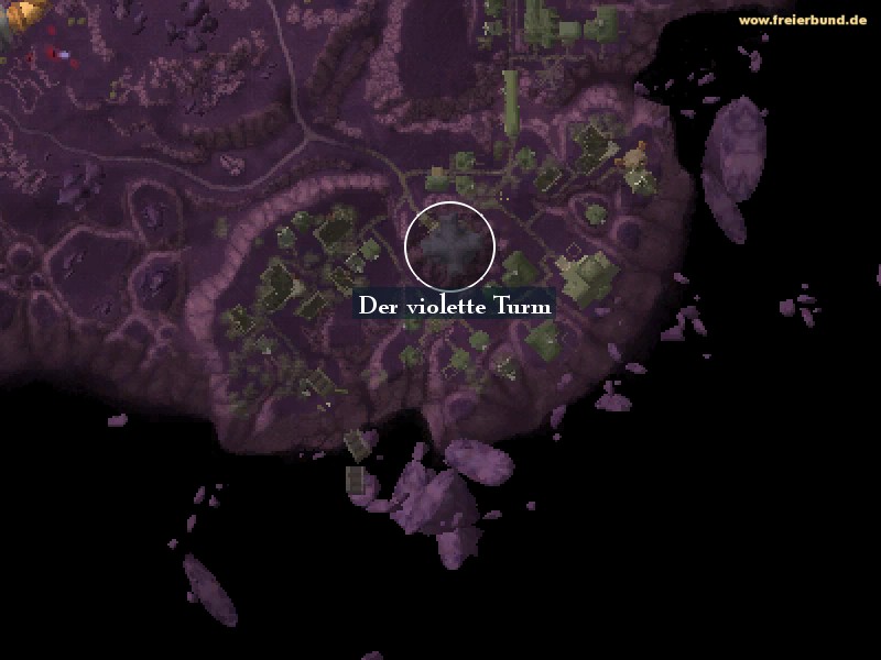 Der violette Turm (The Violet Tower) Landmark WoW World of Warcraft 
