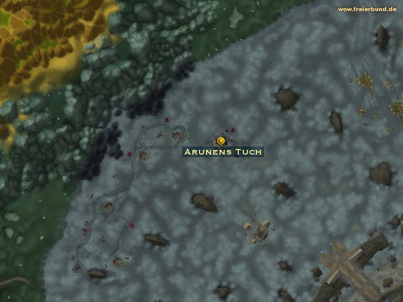 Arunens Tuch (Drape of Arunen) Quest-Gegenstand WoW World of Warcraft 
