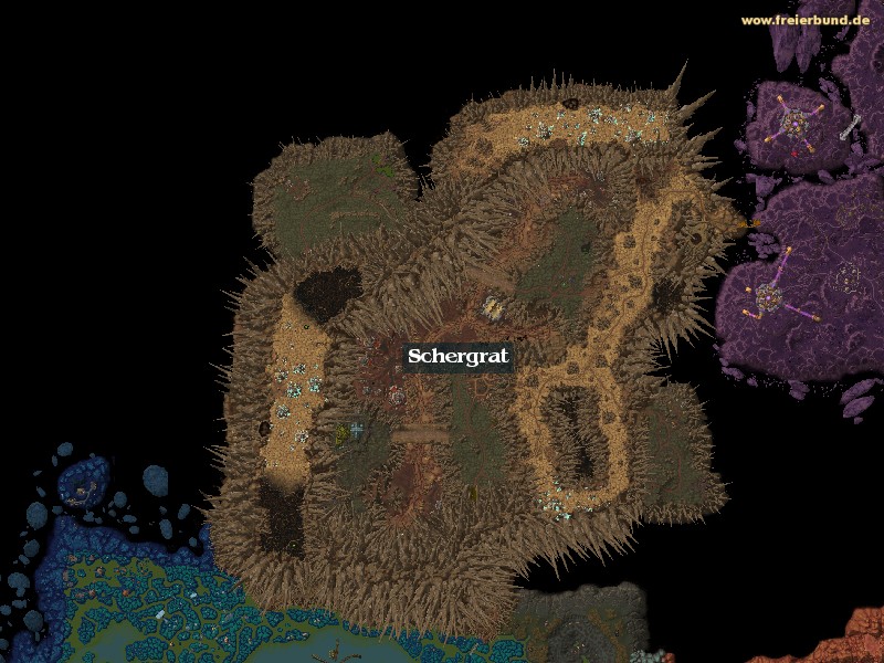 Schergrat (Blade's Edge Mountains) Zone WoW World of Warcraft 