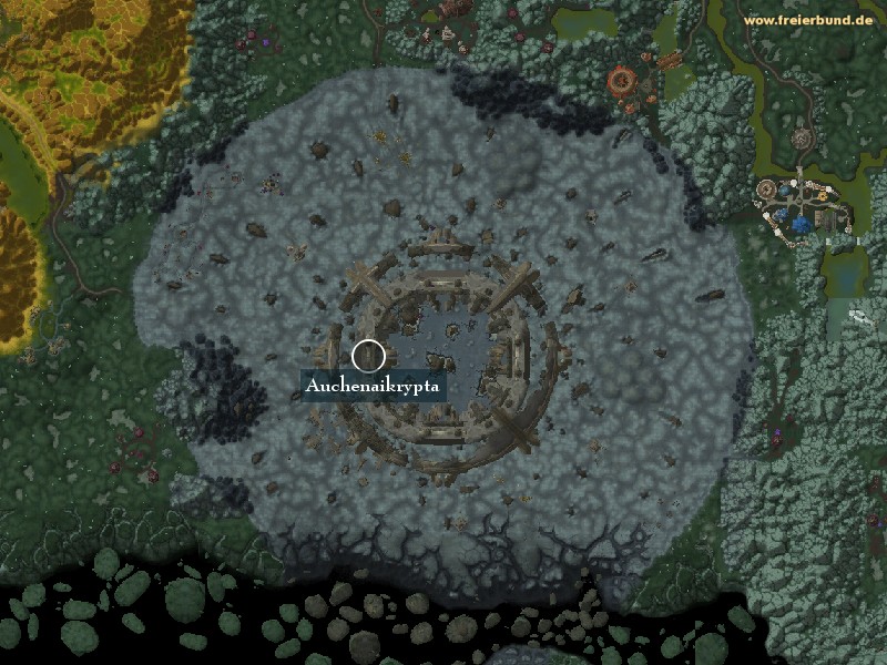 Auchenaikrypta (Auchenai Crypts) Landmark WoW World of Warcraft 