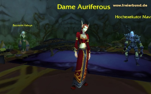 Dame Auriferous (Dame Auriferous) Quest NSC WoW World of Warcraft  2