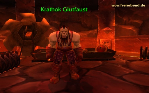 Krathok Glutfaust (Krathok Moltenfist) Quest NSC WoW World of Warcraft  2