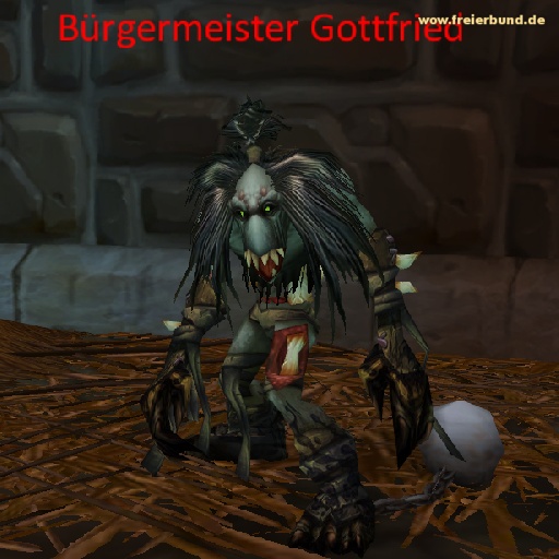 Bürgermeister Gottfried (Mayor Godfrey) Monster WoW World of Warcraft  2