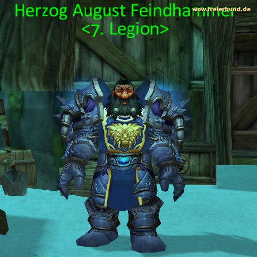 Herzog August Feindhammer (Duke August Foehammer) Quest NSC WoW World of Warcraft  2