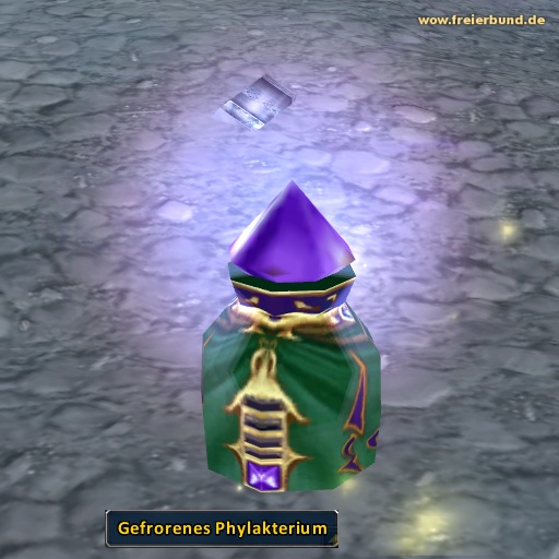 Gefrorenes Phylakterium (Frozen Phylactery) Quest-Gegenstand WoW World of Warcraft  2