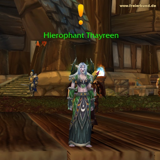 Hierophant Thayreen (Hierophant Thayreen) Quest NSC WoW World of Warcraft  2