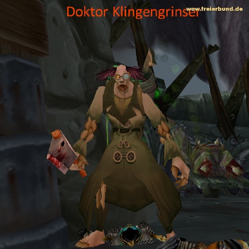Doktor Klingengrinser (Doctor Razorgrin) Monster WoW World of Warcraft  2