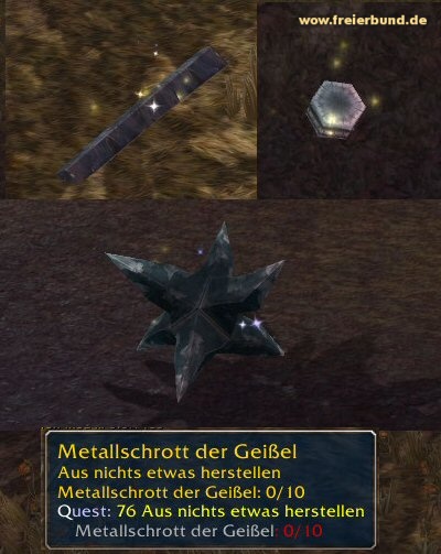 Metallschrott der Geißel (Scourge Scrap Metal) Quest-Gegenstand WoW World of Warcraft  2