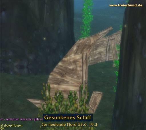 Gesunkenes Schiff