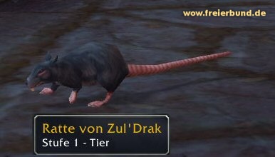 Ratte von Zul'Drak (Zul'Drak Rat) Monster WoW World of Warcraft  2