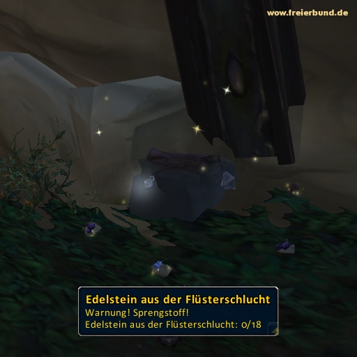 Edelstein aus der Flüsterschlucht (Whisper Gulch Gem) Quest-Gegenstand WoW World of Warcraft  3